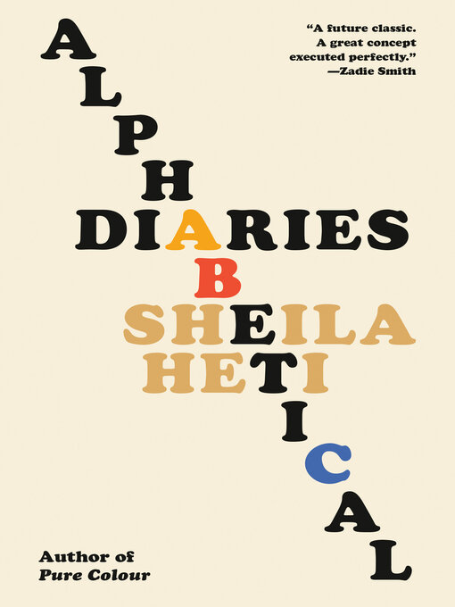 Title details for Alphabetical Diaries by Sheila Heti - Available